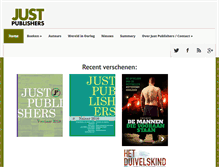 Tablet Screenshot of justpublishers.nl